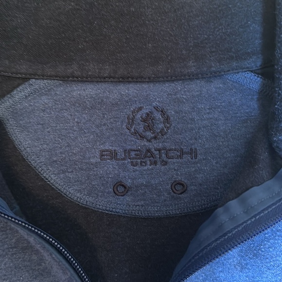 Bugatchi blue quarter zip - Picture 4 of 5
